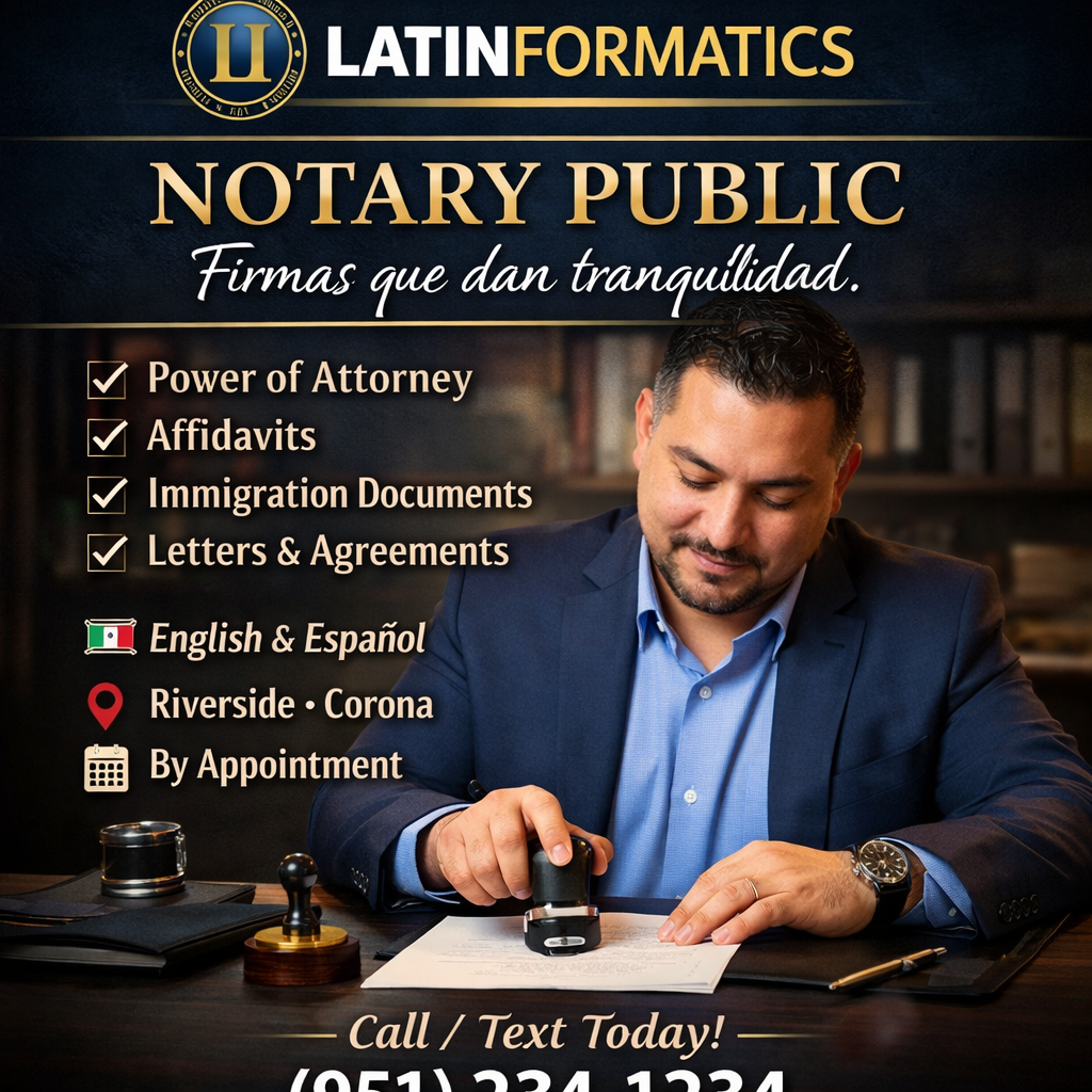 Notary public services